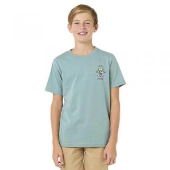 T‑shirt Bleu Recyclage Icone
