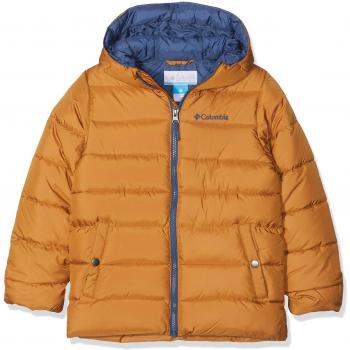 Columbia Isolationsjacke für Jungen, The Big Puff Jacket, Polyester, Braun (Canyon Gold), Gr. XS