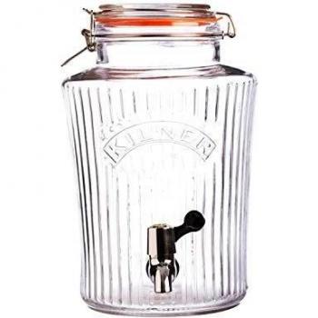 Carafe à boisson vintage Kilner 5 L – verre et design
