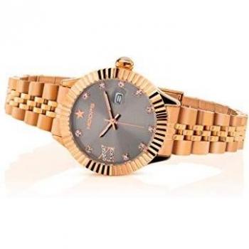 Orologio HOOPS NEW LUXURY DIAMONDS in Acciaio 2619LD-RG04 Rose Gold Grey