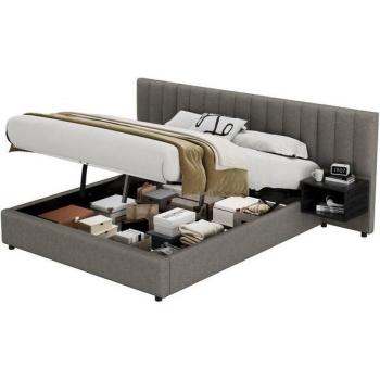 Cama con almacenamiento 90x200 cm