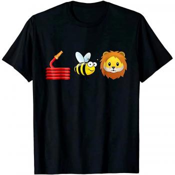 Camiseta Unisex R1 Hose Bee Lion Soy Bombero Color Negro M