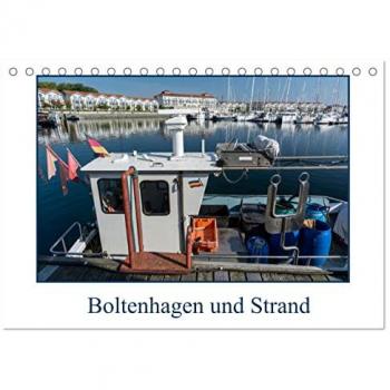 Boltenhagen und Strand Tischkalender 2025 DIN A5 quer CALVENDO Monatskalender