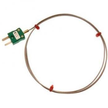Termopar Tipo K RS PRO, sonda de 3mm x 150mm, temperatura hasta 1100°C, conector miniatura