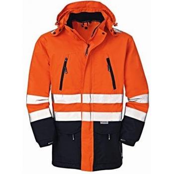 Giacca Detroit Arancione/Blu Alta Visibilità Taglia S