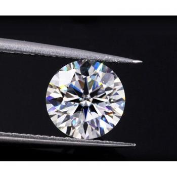 Moissanit 1ct IJ Farbe erstklassiger Schliff 6,5mm VVS1 Herz & Pfeil Labor Diamant Edelsteine