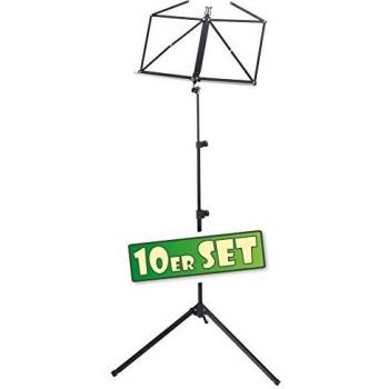 Set pupitres McGrey 100/2 – 10 unités, noir, sac fourni
