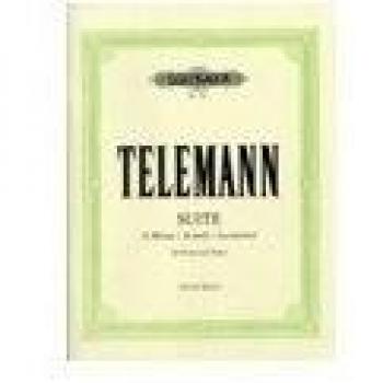 TELEMANN-Suite en La menor para Flauta y Piano (Salter)