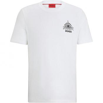 Hugo Boss Short Sleeve T-Shirt White Male 2XL