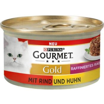Gourmet Gold Ragù Raffinato Duo Manzo e Pollo 48 x 85 g
