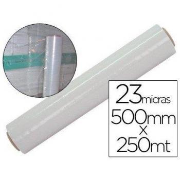 Film Élastique Manuel Transparent 500 mm x 145 m, 23 Microns
