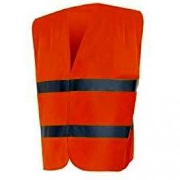 Chaleco VELILLA 14001 de Alta Visibilidad (Naranja, M/L)