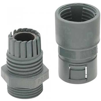 Raccord de gaine M20 Helukabel HSSV-ZE gris