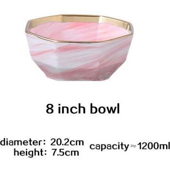 Nordic Phnom Penh Marble Western Plate