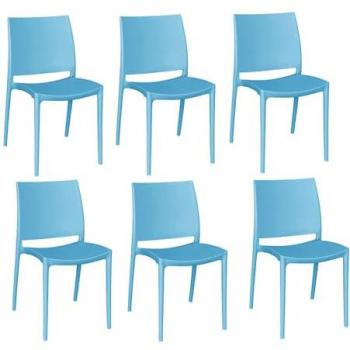 Modelo Confort Altea Azul Pastel – 6 piezas, Okaffarefatto
