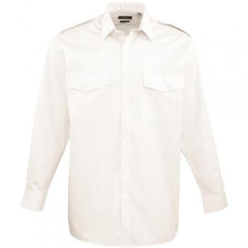 Aviation Master Long Sleeve Shirt – White, 18