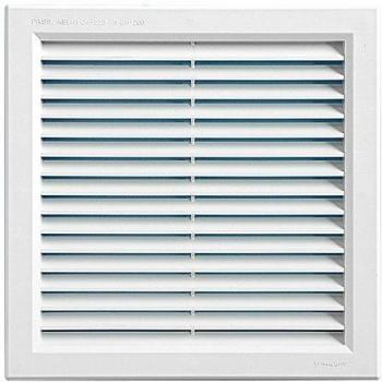 PVC Ventilation Encastrée 240 mm × 240 mm – Finition avec Moustiquaire