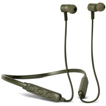 Neckband Headphones Fresh 'N Rebel Verde Militare per Sport