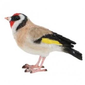 Statuetta Cardellino in Resina 8,5 cm per Giardino