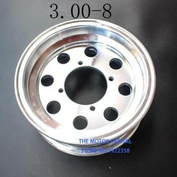 Rueda pequeña de aluminio para Monkey Bike, llanta galvanizada 2,75/3,00-8