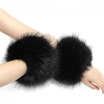 Chauffe-poignets Furry Arm pour femmes