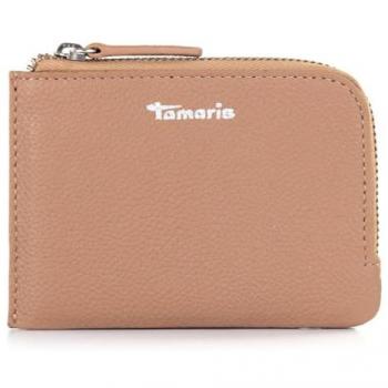 Étui à cartes en cuir taupe « Amanda » – Tamaris, modèle Sahara 290662