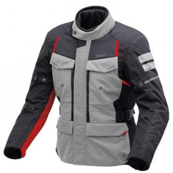 Giubbotto Moto Touring Tucano Urbano Lapland Hydro Scud 3XL Grigio/Nero/Rosso