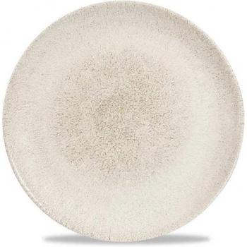 Vitrified Churchill Teller in Grau – Raku Agate Studio Print flach