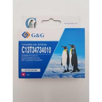 G&G Hochleistungs-Tonerpatrone Magenta für Epson C13T34734010