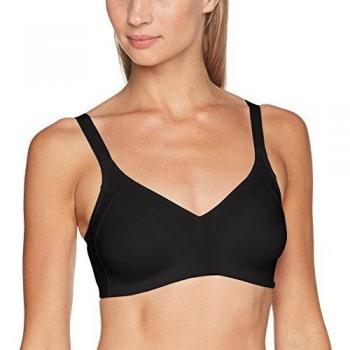 Sujetador Selene 115C Negra: Algodón Preformado, Sin Aros