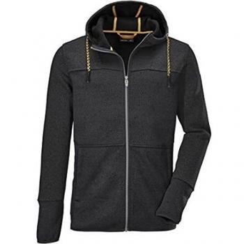 Herren Casual Fleecejacke G.I.G.A. DX – Kapuzenmodell, anth