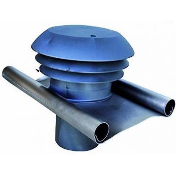 Chapeau de toiture ardoise plastique 160 mm