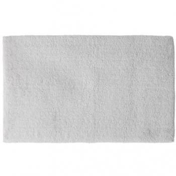 Wendbare Badematte 100% Baumwolle, weiß, 80 x 50 cm