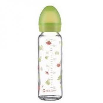 Biberón de vidrio 240 ml Bébé Confort para 0 a 12 meses