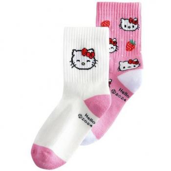 Next Cotton Rich Hello Kitty Kurzsocken – 2-Paar Set