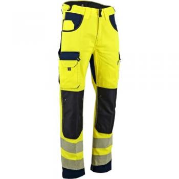 Pantalon de sécurité LMA « Defence‑T42 » – Jaune fluo, marine