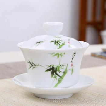 Vaso de Té Cerámica Jingdezhen “Sombra Plateada”
