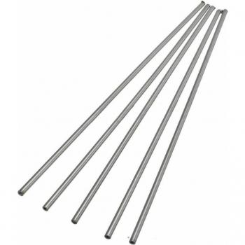 5-Pack 250mm Seamless 304 Stainless Steel Capillary Tubes, 3mm Outer Diameter, 2mm Inner Diameter