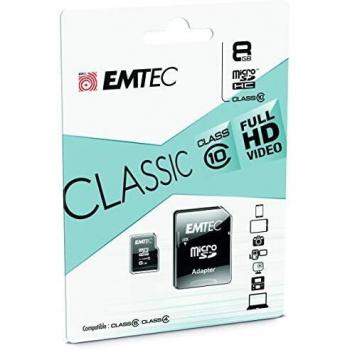 EMTEC 8 Go Carte mémoire flash Class 10