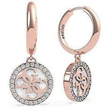 Aretes Guess UBE70249, Blanco