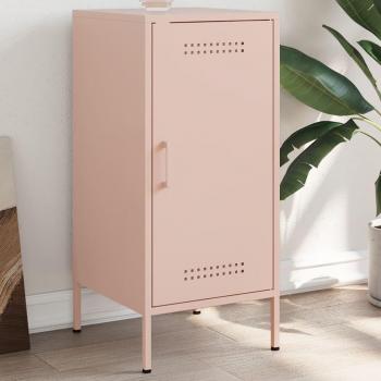 Buffet bas pratique en acier rose