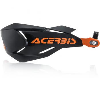 Acerbis X-Factory paramani completi in acciaio per enduro, nero e arancio, taglia unica
