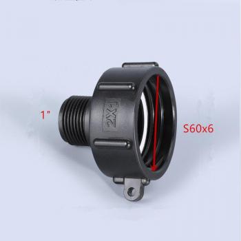 IBC Wassertank Schlauchadapter 60mm auf 1