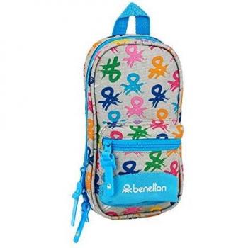 Mochila Benetton 33 Piezas con Plumier