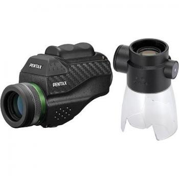 Pentax 6x21 WP Monoculaire met Smartphone Adapter en Macro Steun Set