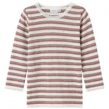 Name It Langarmshirt mit Rundhalsausschnitt aus Merinowolle