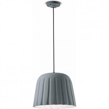 Madame Gres Ceramic Hanging Light, 30 cm, Grey