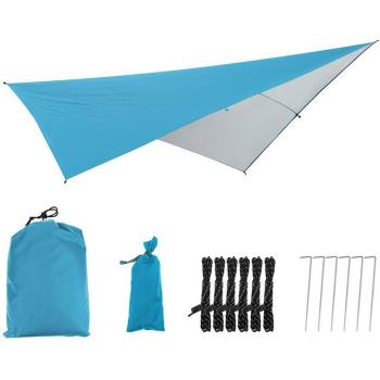 Tapis de camping durable 2,9x2,9m avec tissu résistant