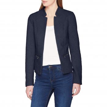 Only Onllink Maddy L/s Zip Blazer CC TLR, Chaqueta de Traje para Mujer, Azul