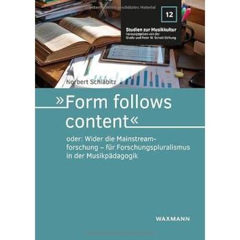 'Form follows content' oder: Wider die Mainstreamforschung